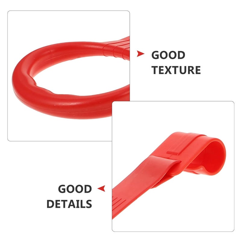 JECOMPRIS Baby Crib Pull up Rings 6-Pack Infant Standing Support Handles for Playpen and Nursery Motor Skill Development Safety Grip - Image 4